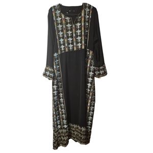 60s Amazing Sparkle Embroidered Caftan